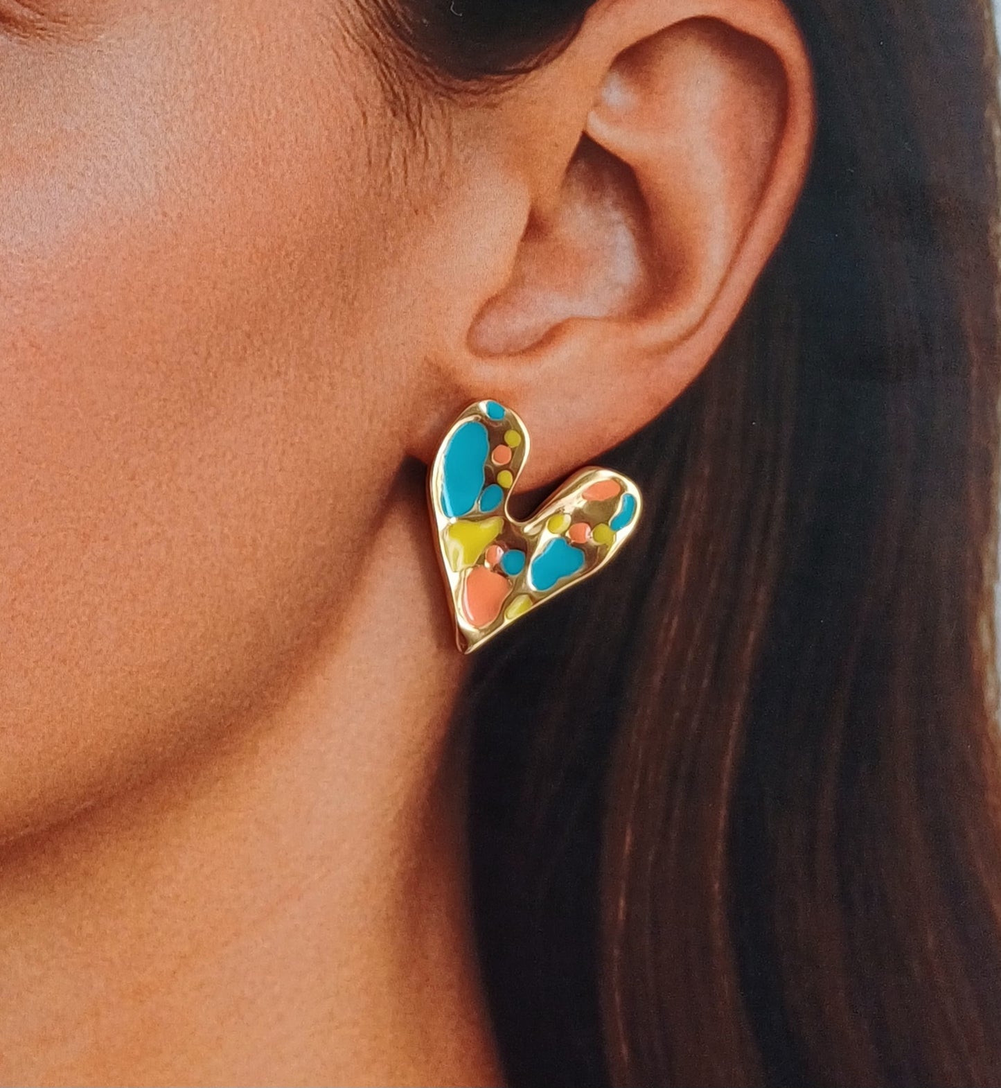 ARETES LOVE COLORS